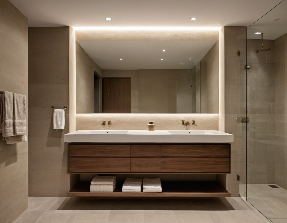 Luxury interior image showing Is a mirror-on-mirror bathroom worth the added cost and maintenance