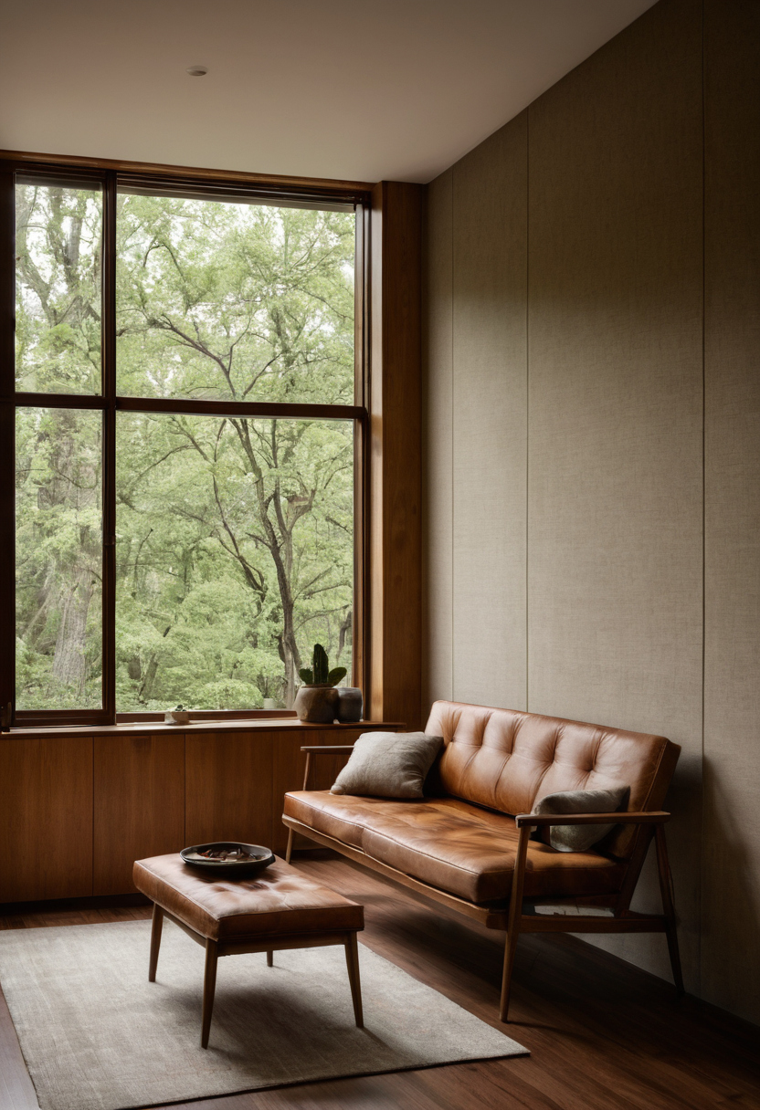 Luxury interior image showing Authentic mid-century modern furniture requires model-specific evidence, not a style impression
